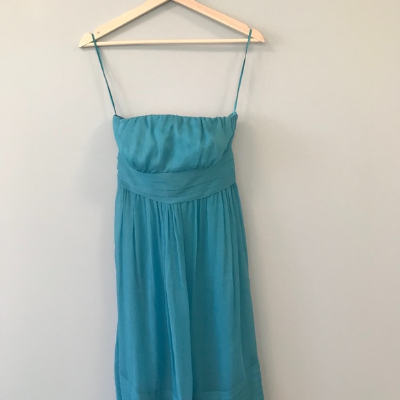 J. Crew strapless chiffon dress - Picture 1 of 2